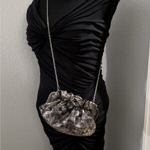 Charming Charlie Elegant Black and Silver Women's Bag